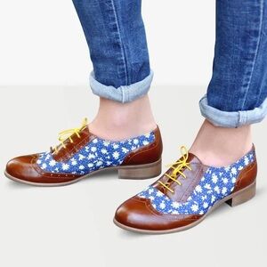 NWOT Julia Bo handmade saddle shoes/Oxford